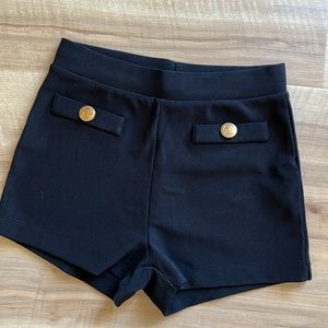 Zara Booty shorts with gold button size small